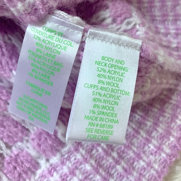 Lilly Pulitzer Corabelle Sweater Purple Iris Honeycomb - Picture 10 of 15